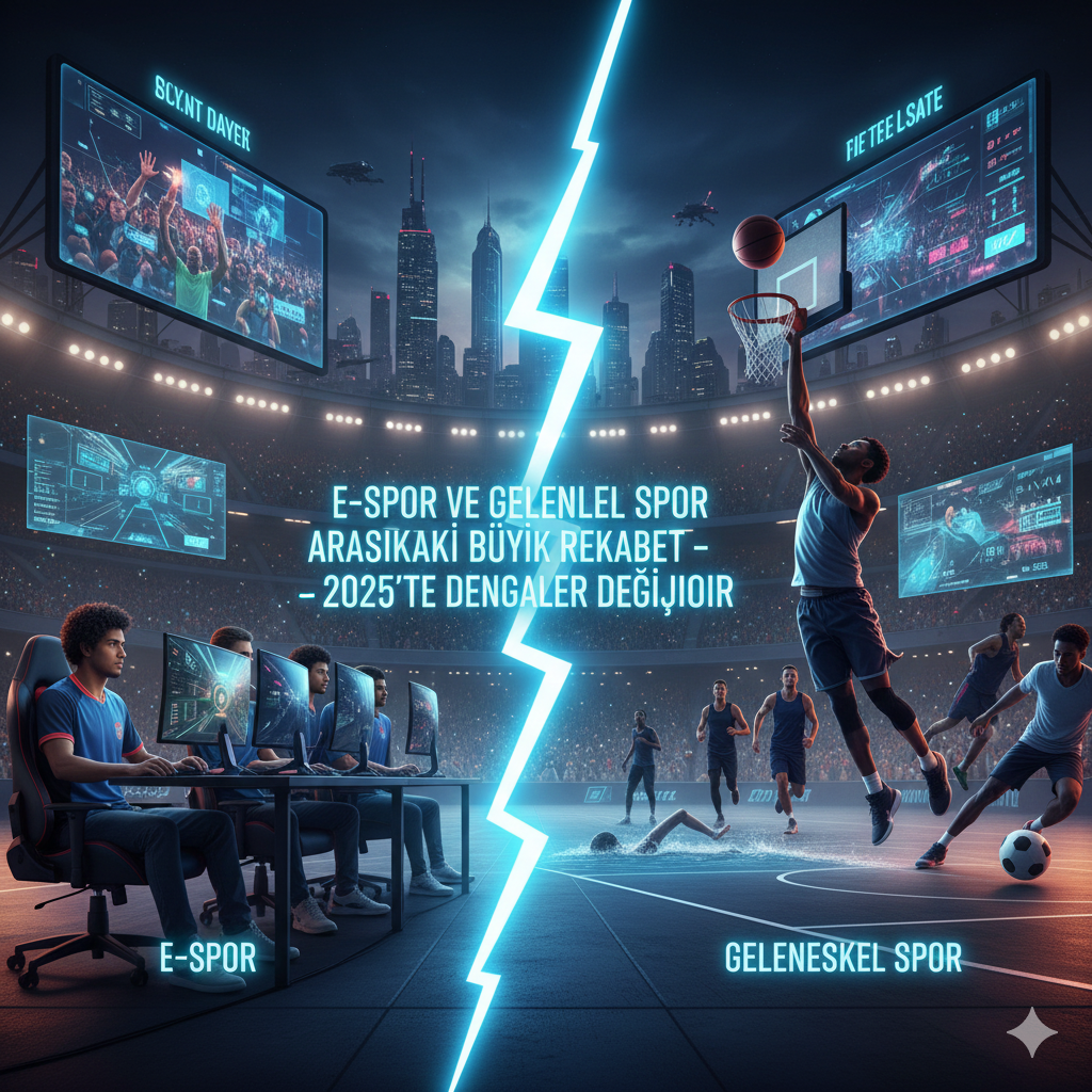 e-spor ve geleneksel spor rekabeti 2025